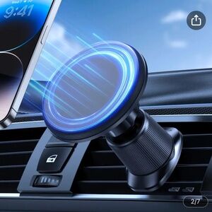 MIRACASE for MagSafe Car Mount| [20*N52 Magnets] Magnetic Phone Holder for Car